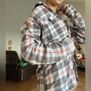 Micros Flannel Shirt Jacket Small